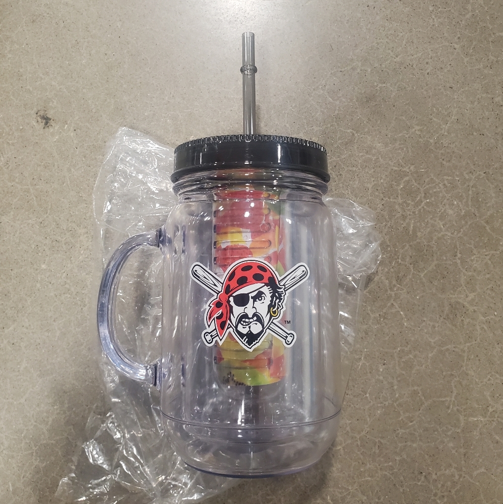 Pittsburgh Pirates Double Wall Infuser 20 oz Mug